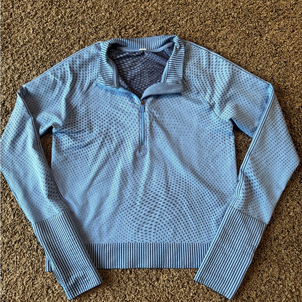 Lululemon Rest Less Cropped Half Zip
